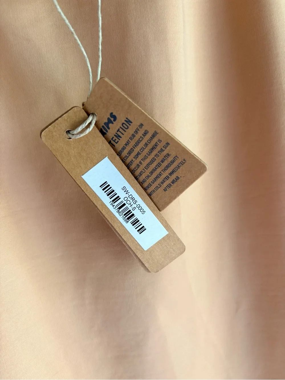 NWT Skims Signature Swim Tank Dress Size Mini Ochre Nude Cover-up | Small S
